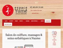 Tablet Screenshot of espace-yume.com